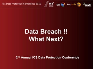 Data Breach !!What Next? 2ndAnnual ICS Data Protection Conference 