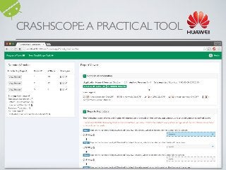 CRASHSCOPE:A PRACTICALTOOL
 