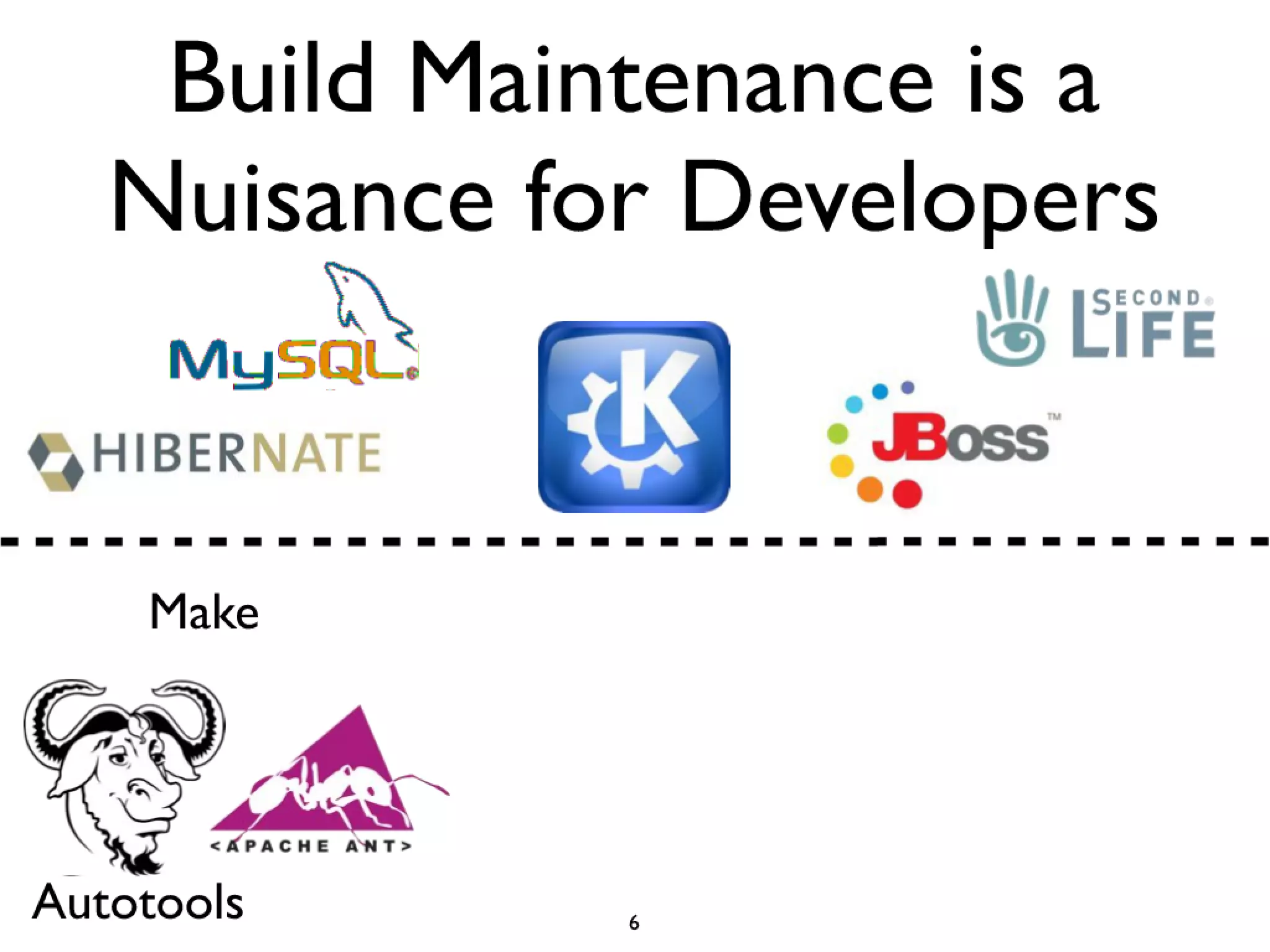 Icse2011 build maintenance