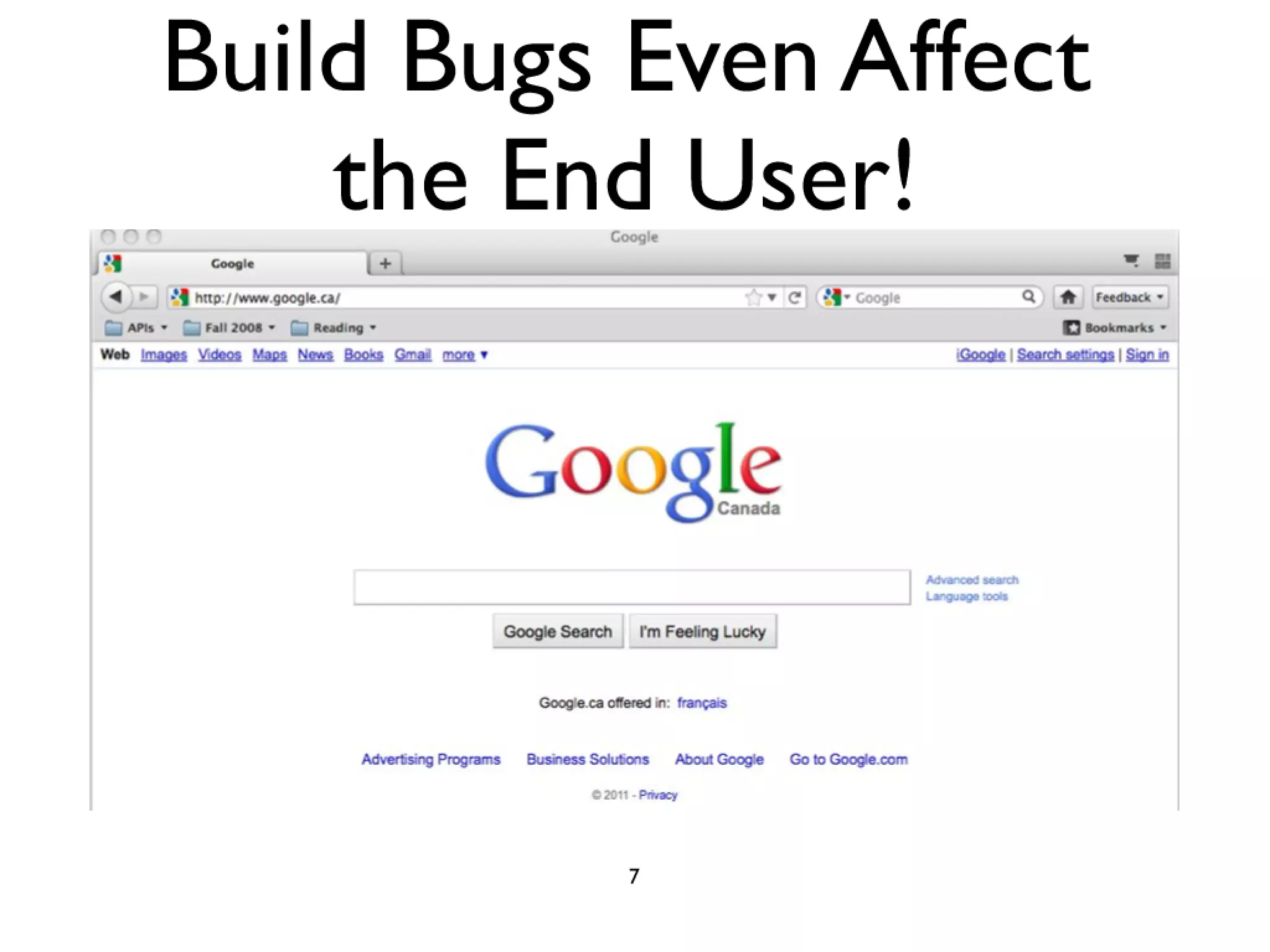 Icse2011 build maintenance