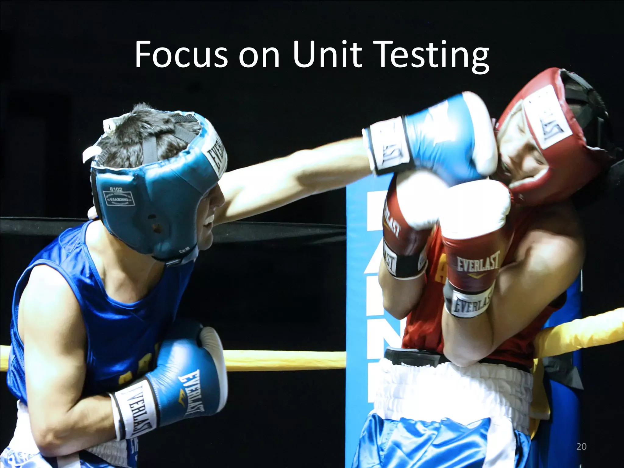 Focus on Unit Testing 20 