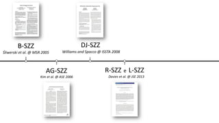 Evaluating SZZ Implementations Through a Developer-informed Oracle (ICSE 2021) Slide 30