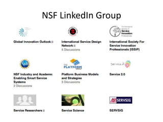 NSF LinkedIn Group

 