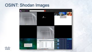 OSINT: Shodan Images
 