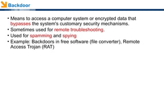 Comprehensive Overview of Cyber Threat Landscape and Malware Types | PPTX