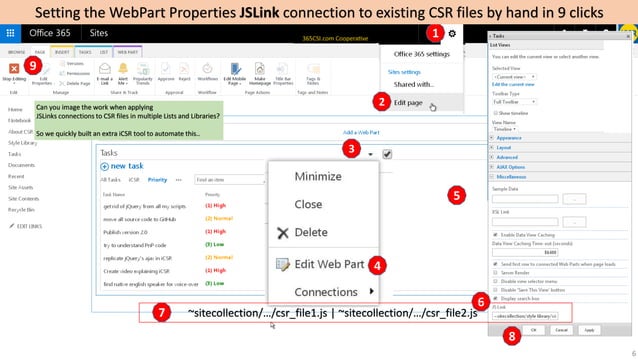 iCSR simplifies SharePoint CSR development | PPT