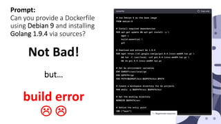 Automatically Generating Dockerfiles via Deep Learning: Challenges and ...