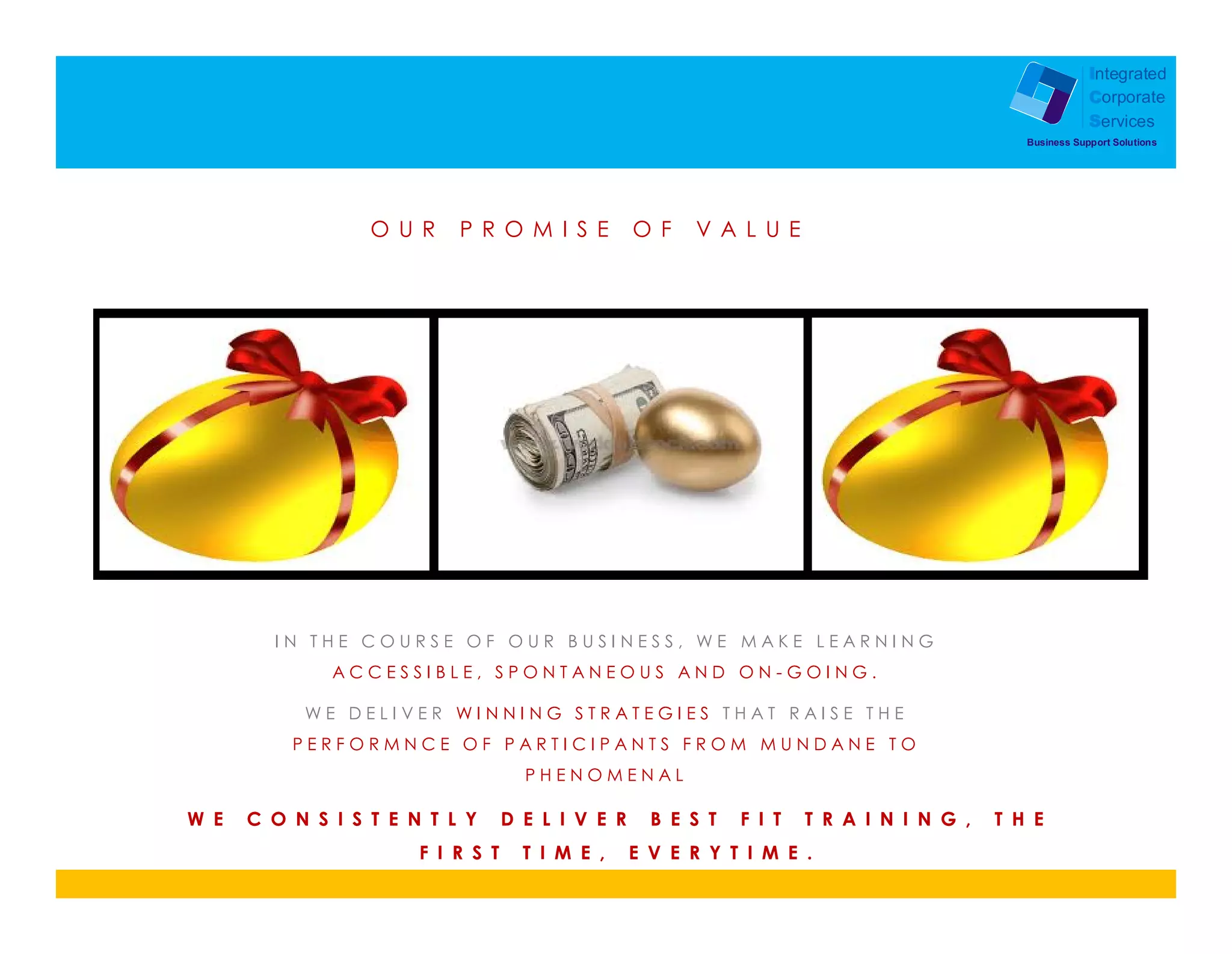 Integrated
            Corporate
            Services
Business Support Solutions
 