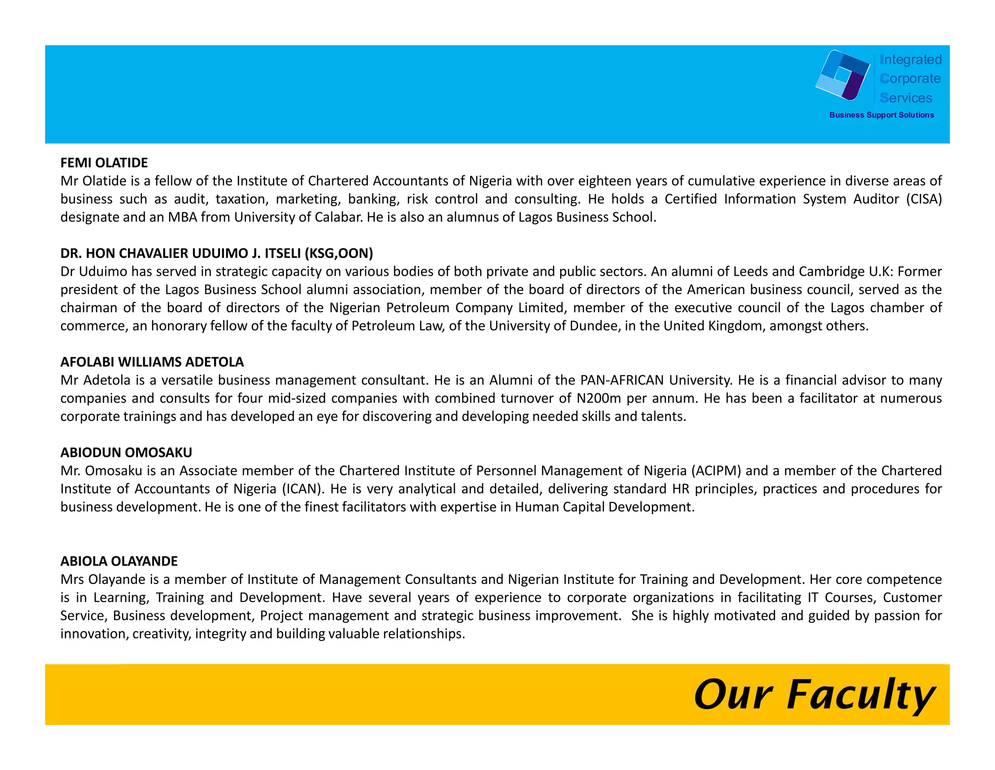 Integrated
            Corporate
            Services
Business Support Solutions
 