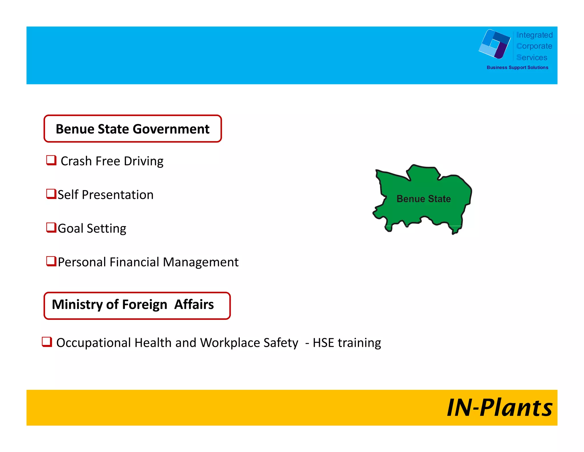 Integrated
            Corporate
            Services
Business Support Solutions
 