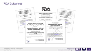 Integrated Computer Solutions Inc.
UserWise Inc.
www.ics.com
www.userwiseconsulting.com
FDA Guidances
18
 