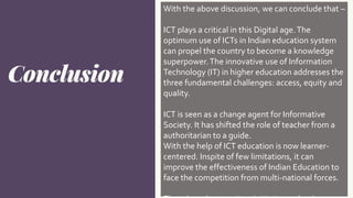 ICT and Education | PPTX | Internet | Computing