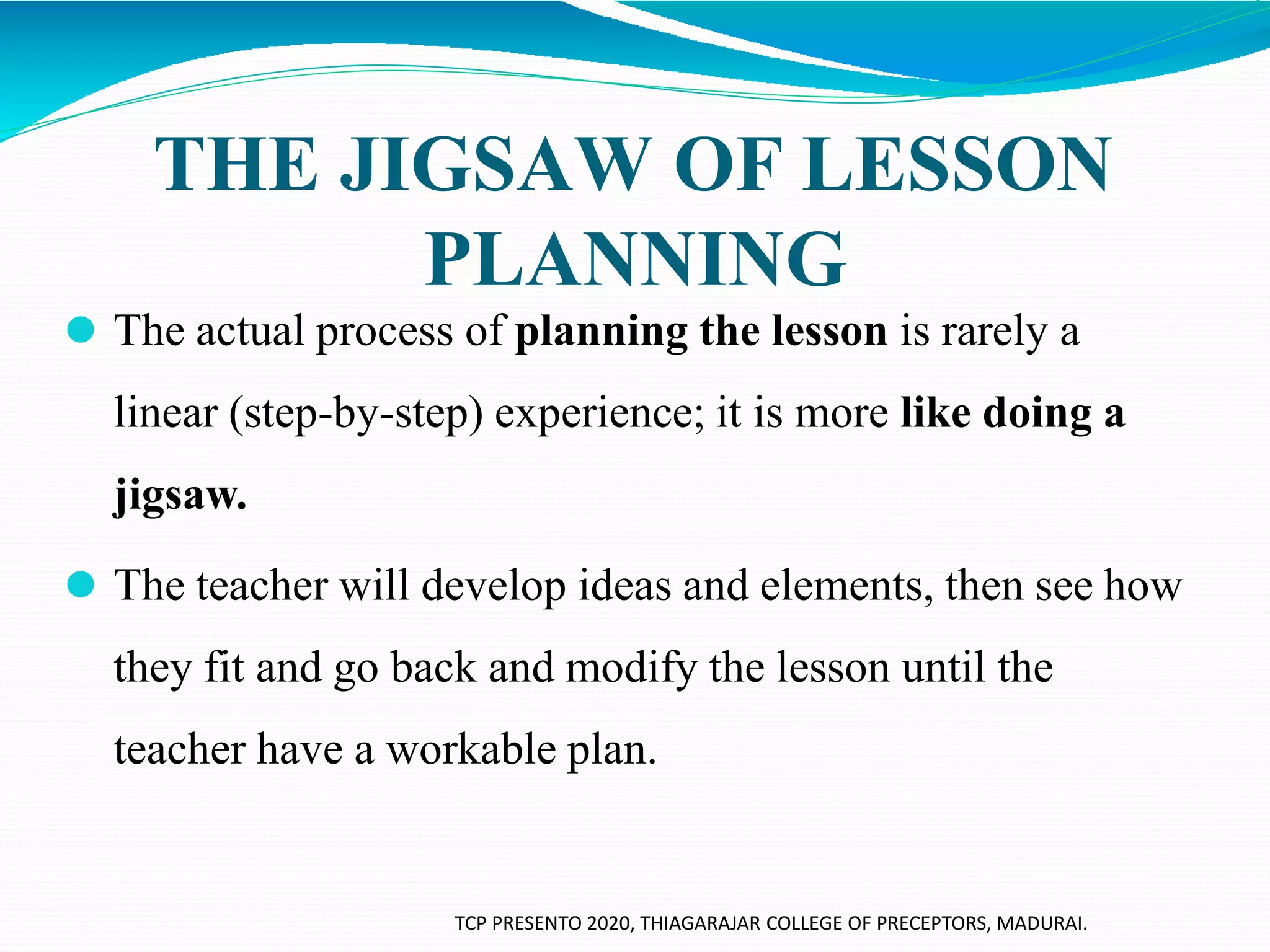 PLANNING TO TEACH ICT LESSON | PPT | Free Download