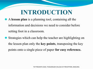 PLANNING TO TEACH ICT LESSON | PPTX