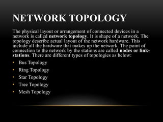 Network Topology | PPTX