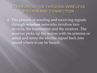 Reciving Signal Ict | PPTX