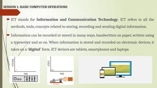 Comprehensive Guide to Basic Computer Operations, Security, and ...