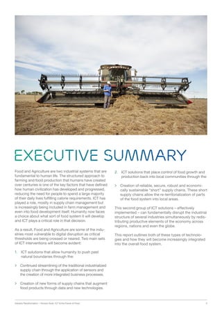 Horizon Scan: ICT and the Future of Food and Agriculture | PDF