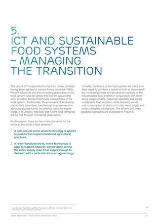 Horizon Scan: ICT and the Future of Food and Agriculture
