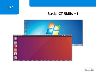 Basic ICT Skills – I
Unit 3
 