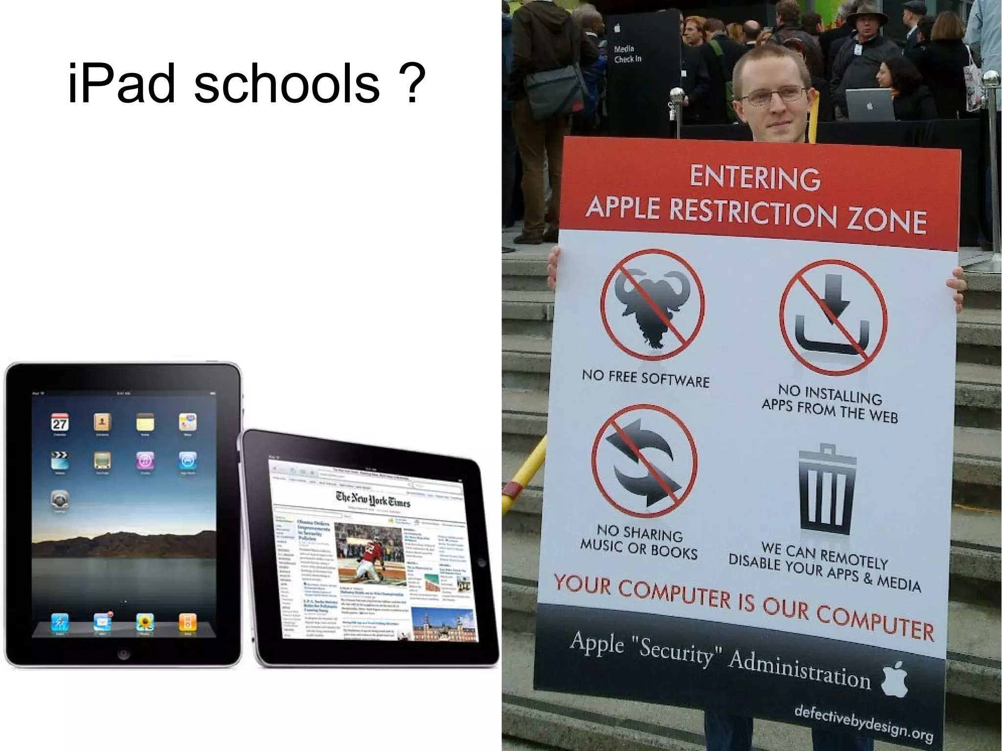iPad schools ?
 