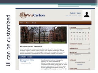 UI can be customized
 