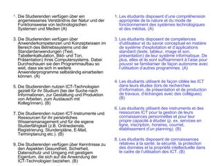 ICT Eintrittsbedingungen für PH-Studierende