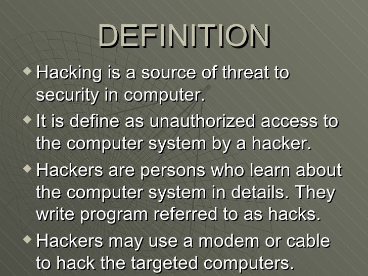 Ict Hacking