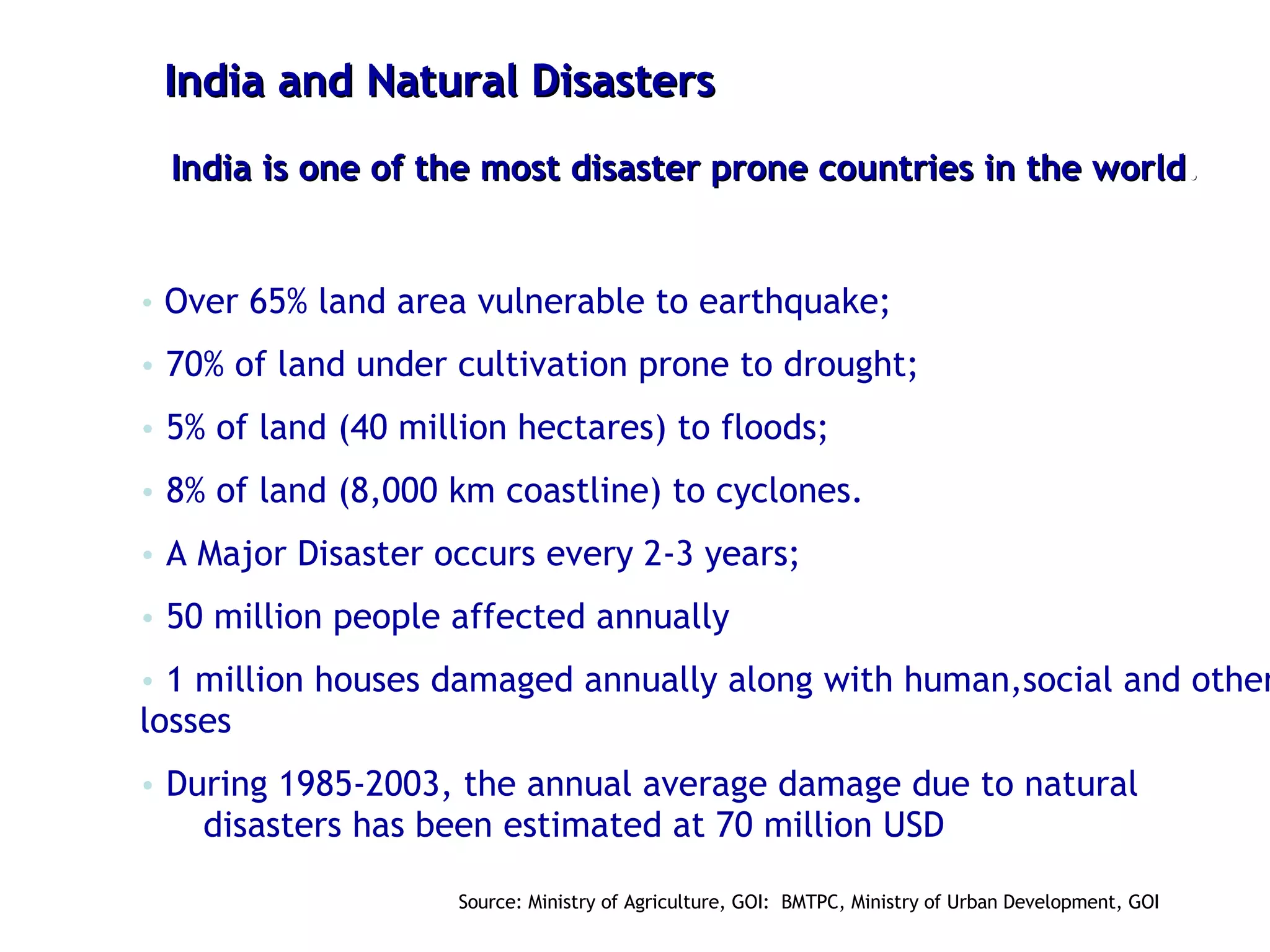 Ict In Disaster Risk Reduction India Case | PPT