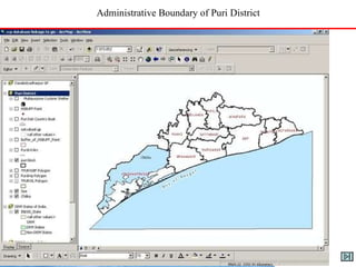 Administrative Boundary of Puri District 