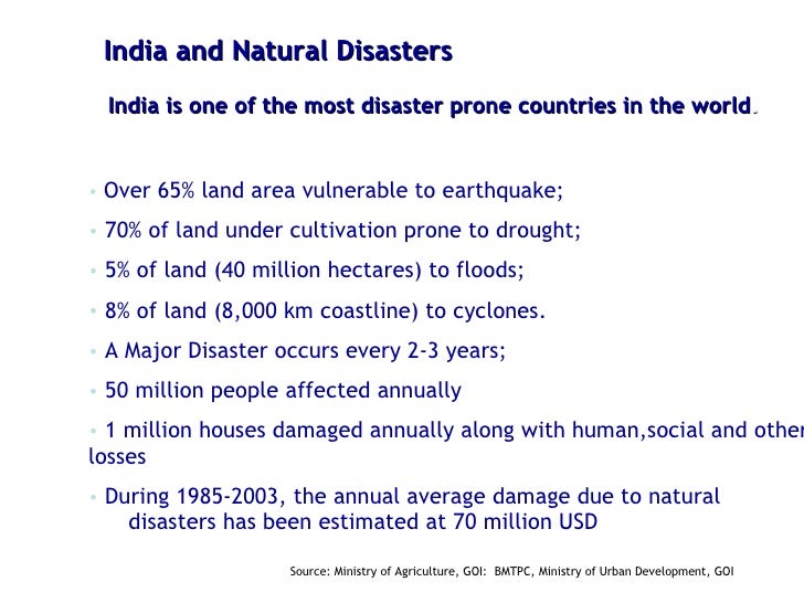 Examples Of Natural Disasters In India Examples Of Natural Disasters In India