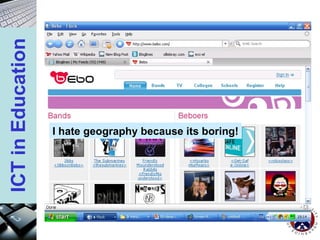 I hate geography because its boring! 