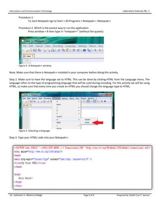 Ict internet and html | PDF | Web Design and HTML | Internet