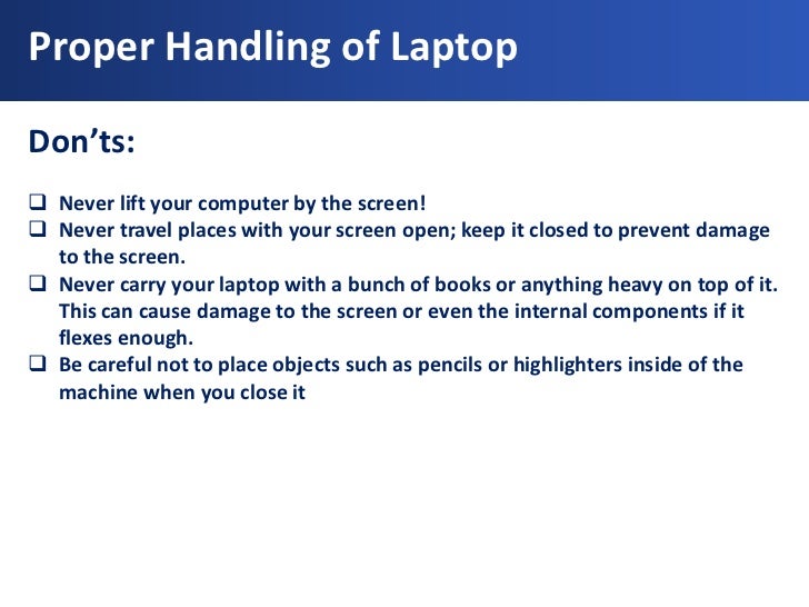 ICT Laptop and Desktop Policy Final