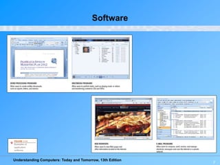 Understanding Computers: Today and Tomorrow, 13th Edition
7
Software
 