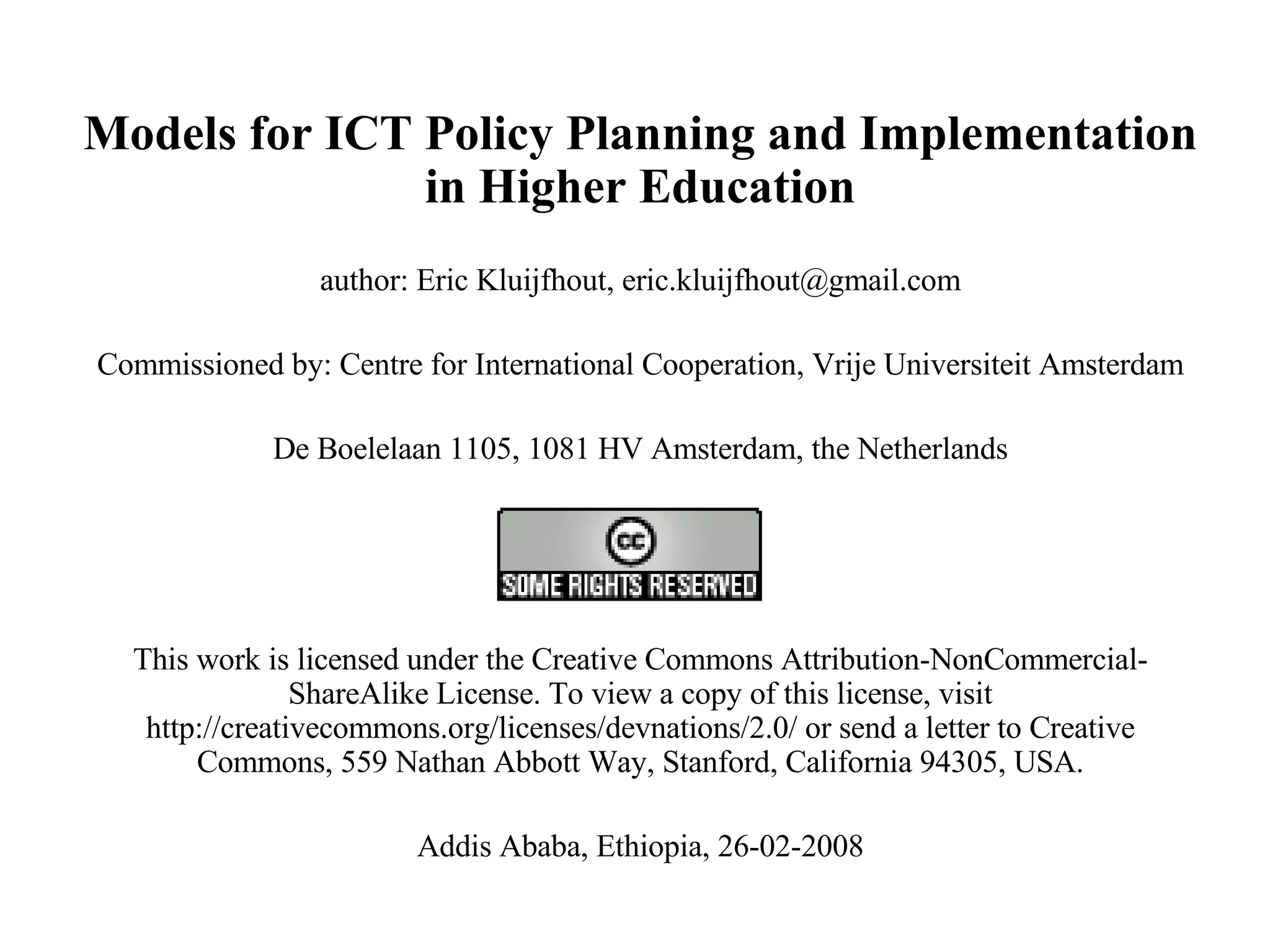 Ict Policy Planning Ethiopia 240208