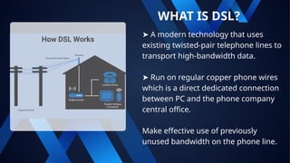 ICT-POWER-POINT-PRESENTATION- The Digital Subscriber Line (DSL ...
