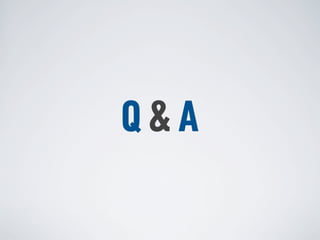 Q&A
 