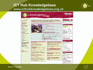 ICT Hub Knowledgebase www.icthubknowledgebase.org.uk   