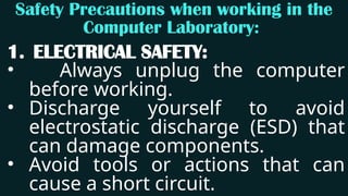 Occupational Safety and Health Standards in ICT | PPTX