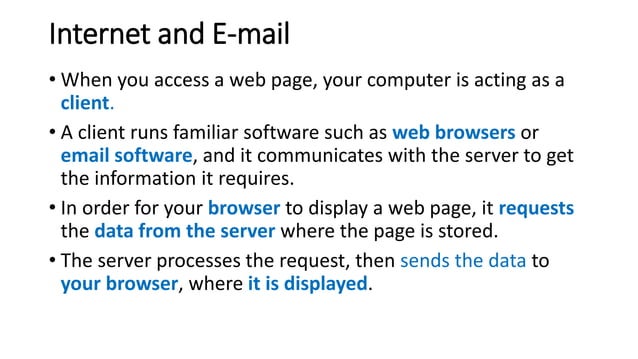 ICT 101 LECTURE 3 - INTERNET AND E-MAIL.pptx