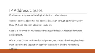 IP Addressing | PPTX