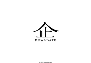 © 2021- Kuwadate, Inc.
 