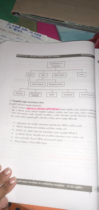 ict grade 12 lesson 2 sinhala medium notes pdf