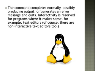 Linux principles and philosophy | PPTX
