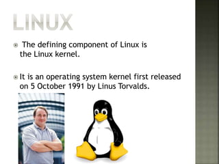 Linux principles and philosophy | PPTX