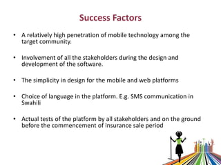 Delivering Index-Based Livestock Insurance through ICT