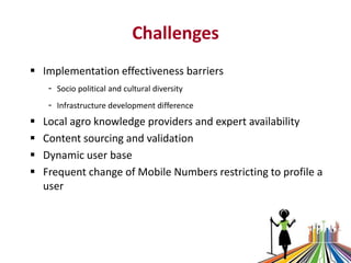 Delivering livestock knowledge to Indian farmers through mobile phones