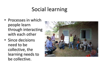 Social learning, communication, engagement and ICT4ag