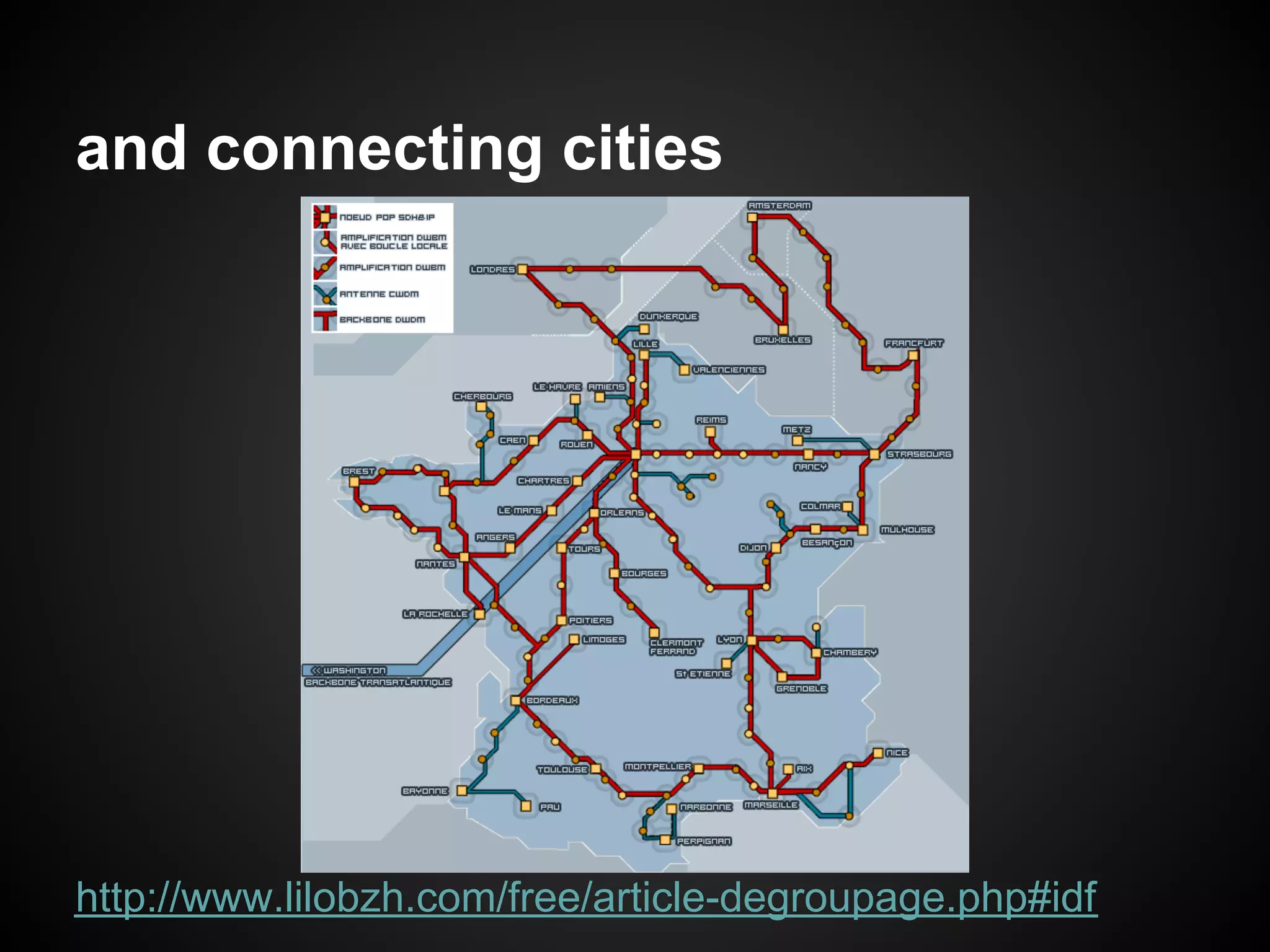 and connecting cities




http://www.lilobzh.com/free/article-degroupage.php#idf
 